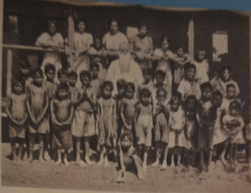 Fr. Pusken with children